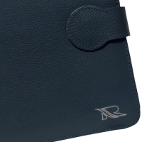 Agenda Planner Couro Raffai 2022 - Azul Jeans